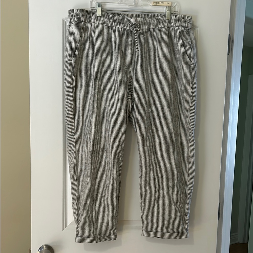 Women’s Linen Striped Pants